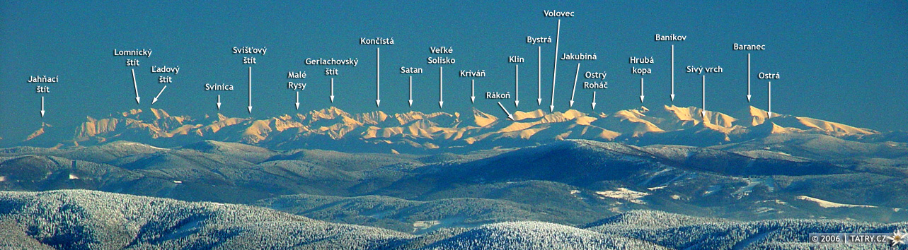 Tatry z Lysé hory