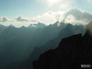 panorama z Rysů
