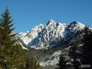 ústí Malé Studené doliny pod Lomnickým štítem z Hrebienku