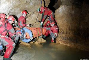 Záchranná akce v jeskyni Javorinka (Igor Harna)