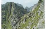 Hřeben Granátů odděluje dvě doliny