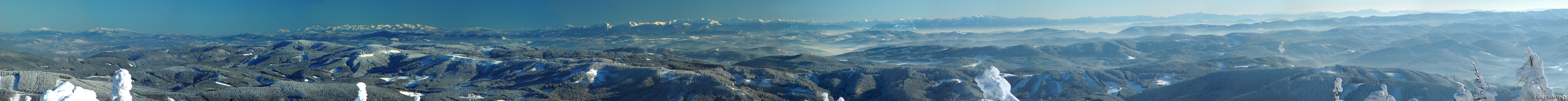 panorama z Lysé hory
