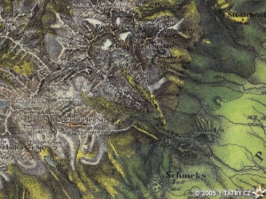 První vrstevnicová mapa Vysokých Tater